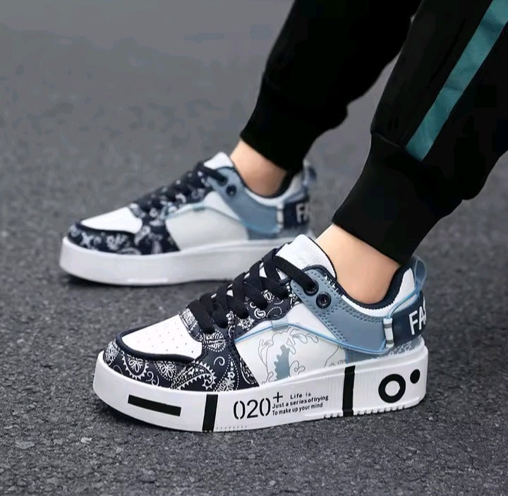 Minimal White Casual Sneakers
