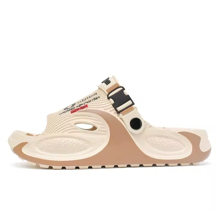 Classic Black Comfort Slides