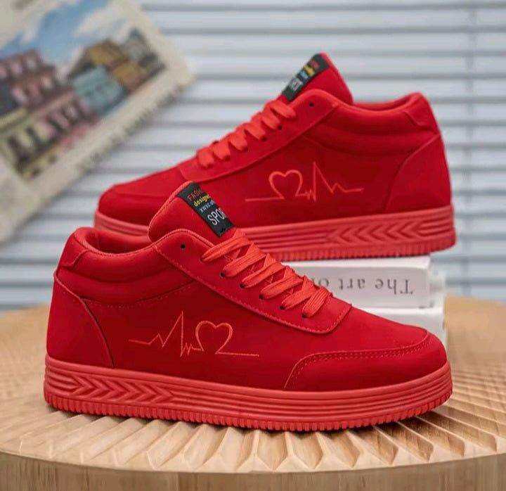 Red Casual Sneakers