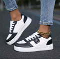 Classic Black & White Casual Sneakers