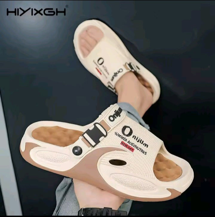 Classic Black Comfort Slides