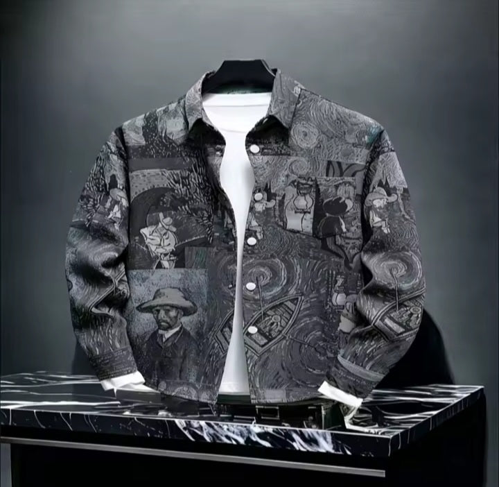 Vintage Art Print Jacket