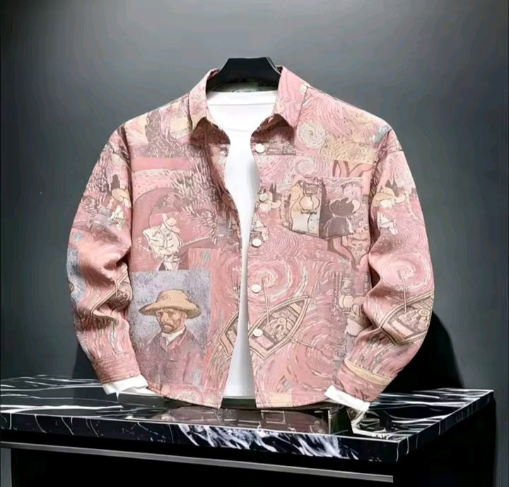 Vintage Art Print Jacket