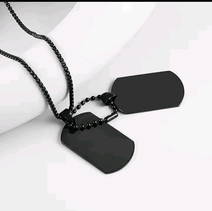 Camouflage Military Dog Tag Necklace – Men’s Fashion