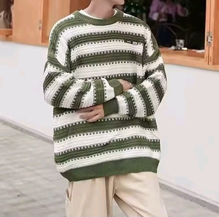 Men’s Striped Polo Shirt