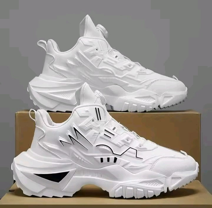 All-White Premium Chunky Sneakers