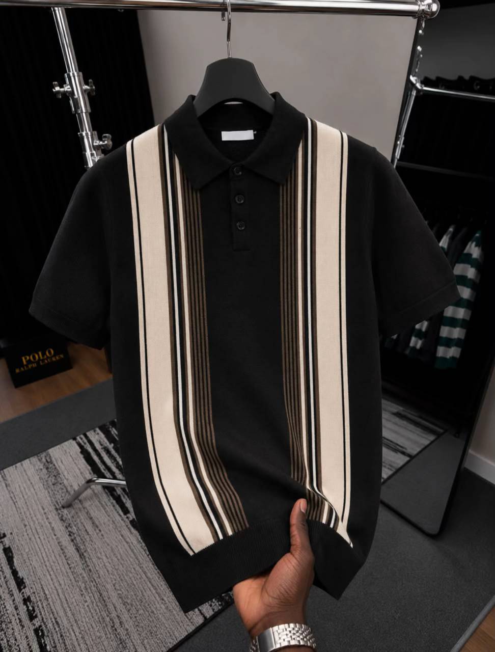 Ribbed Polo 
Men’s Premium Ribbed Polo