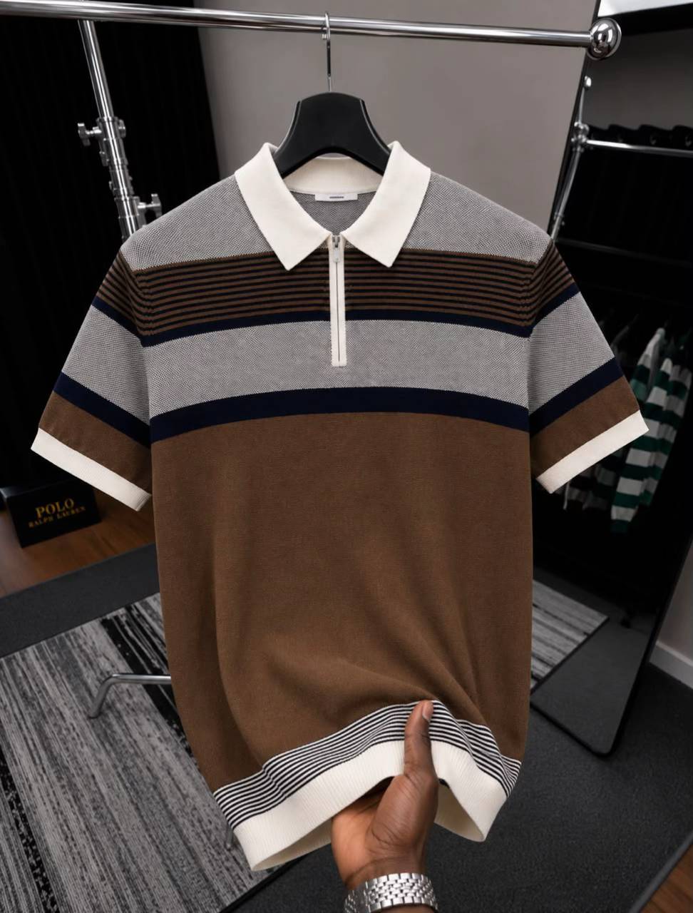 Ribbed Polo 
Men’s Premium Ribbed Polo