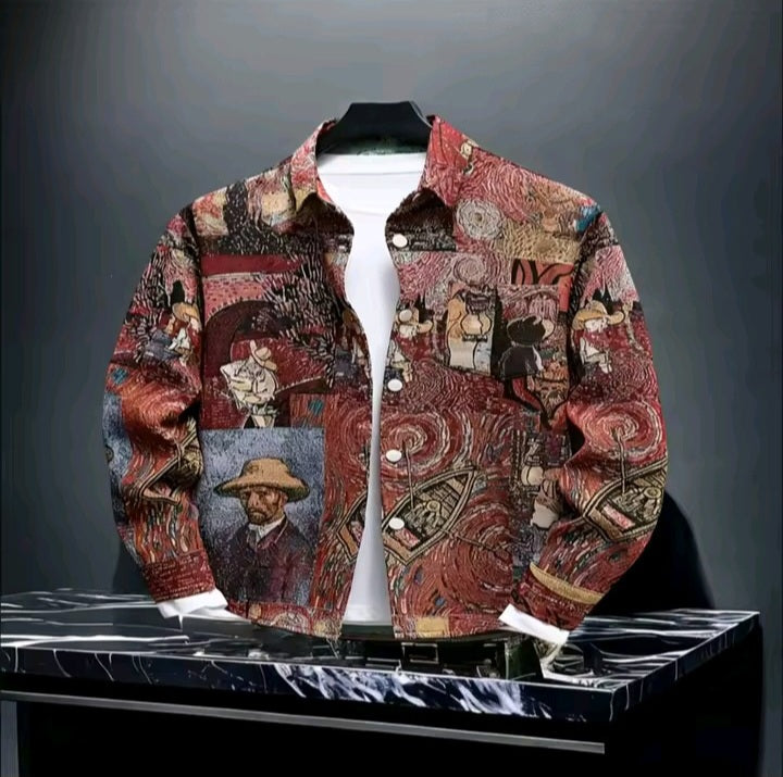 Vintage Art Print Jacket