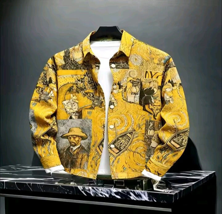 Vintage Art Print Jacket
