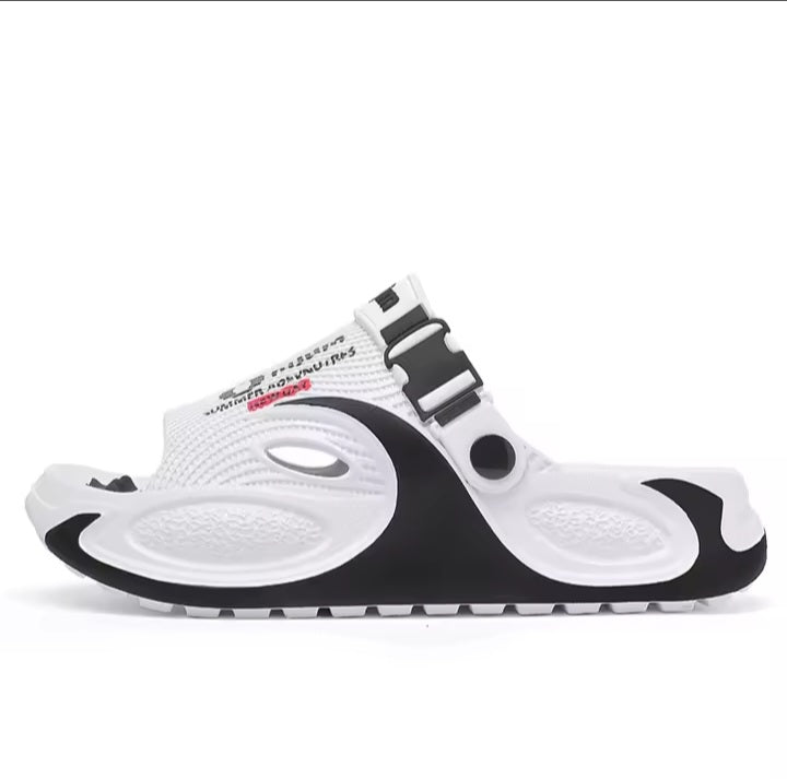 Classic Black Comfort Slides