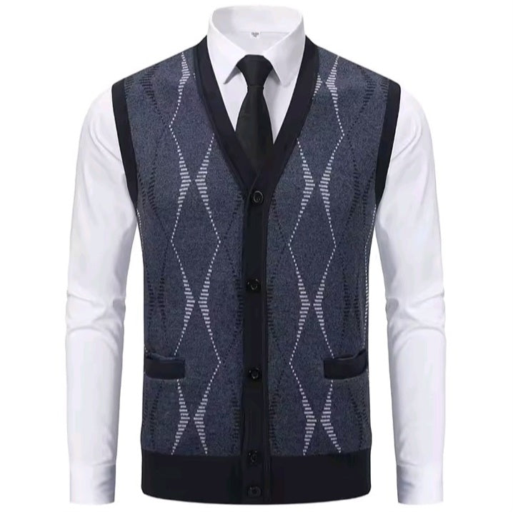 Men’s Elegant Formal Vest Set – Stylish Business & Party Wear