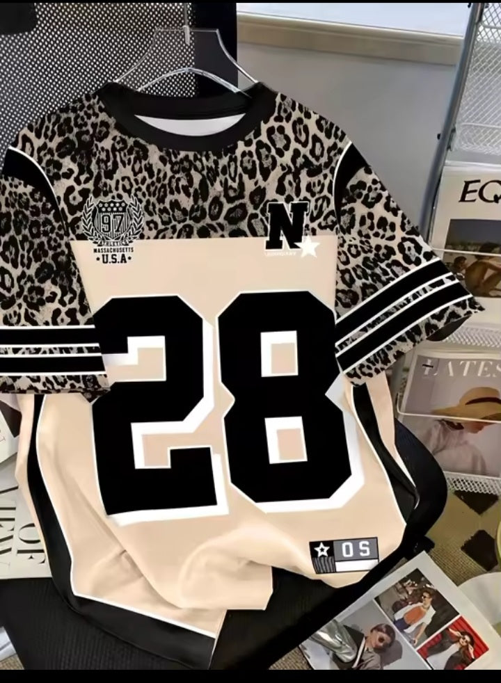 Black & White Number 95 Jersey