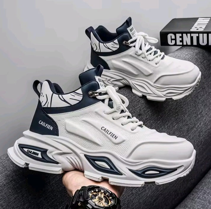 Retro Black & White Sneakers