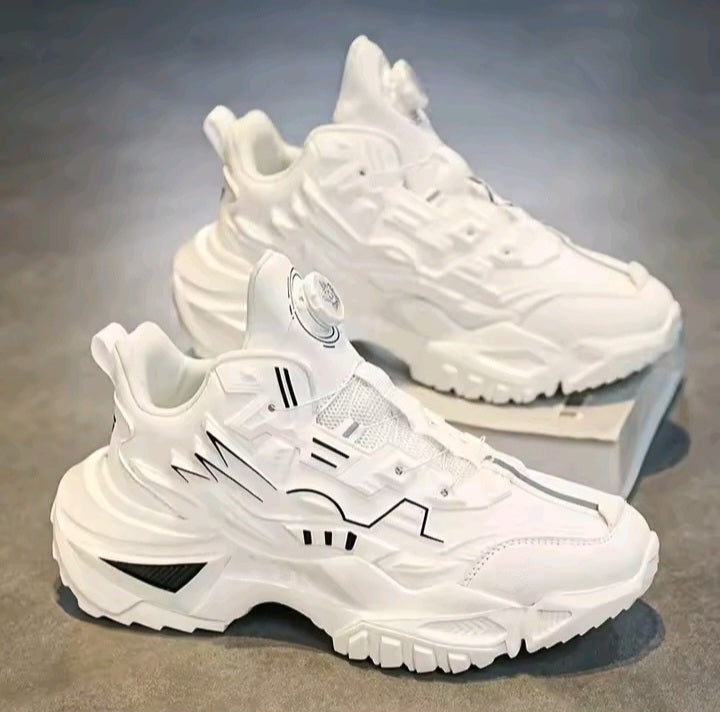 All-White Premium Chunky Sneakers