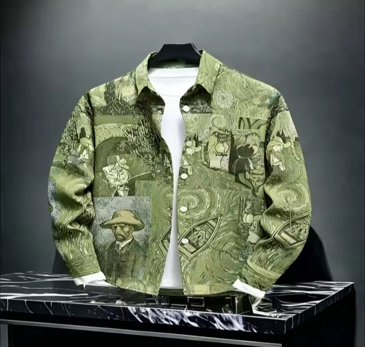 Vintage Art Print Jacket