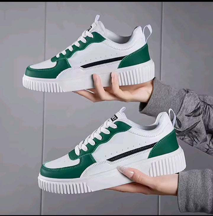 Classic Black & White Casual Sneakers