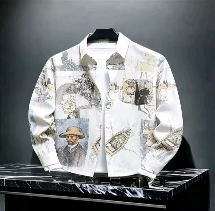 Vintage Art Print Jacket