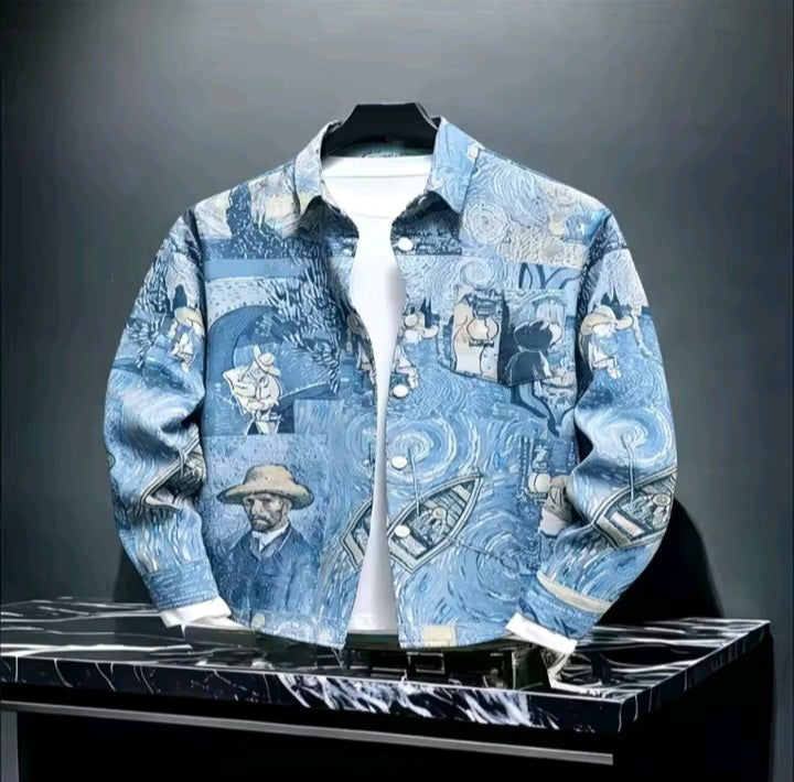 Vintage Art Print Jacket