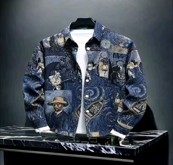 Vintage Art Print Jacket