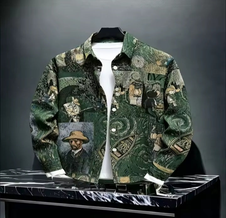 Vintage Art Print Jacket