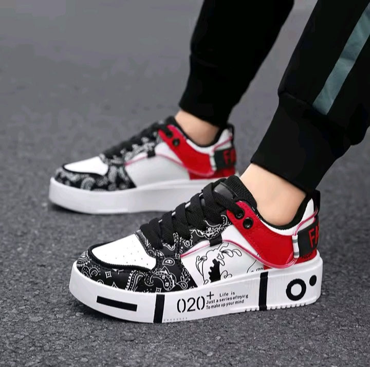 Minimal White Casual Sneakers