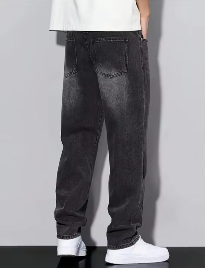 Relaxed Fit Grey Jeans