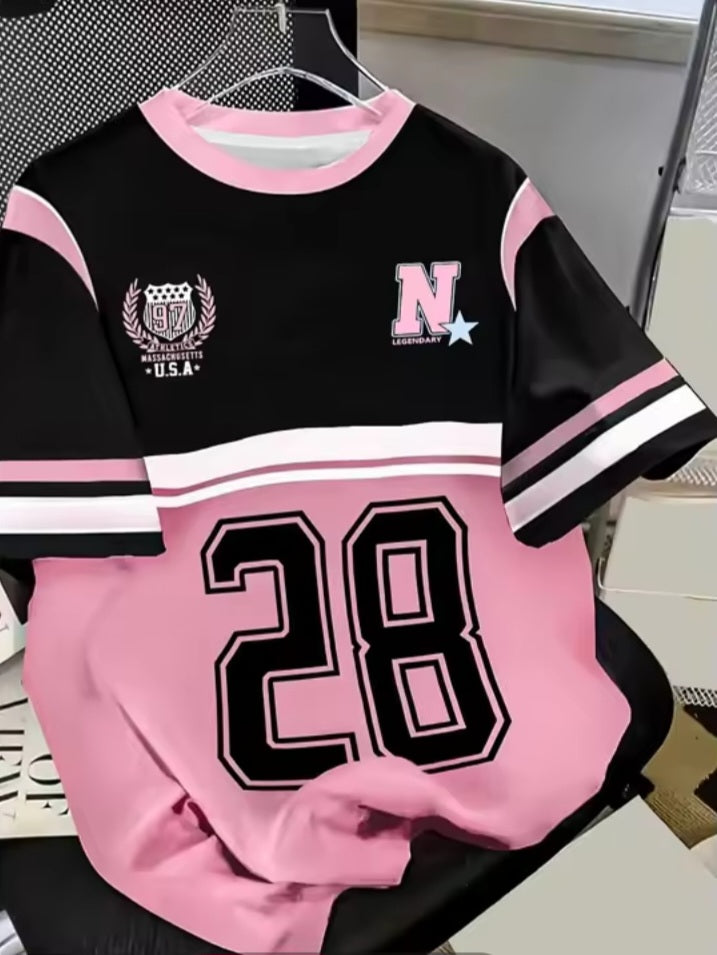 Black & White Number 95 Jersey