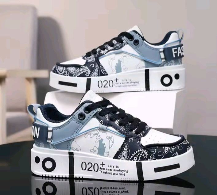 Minimal White Casual Sneakers