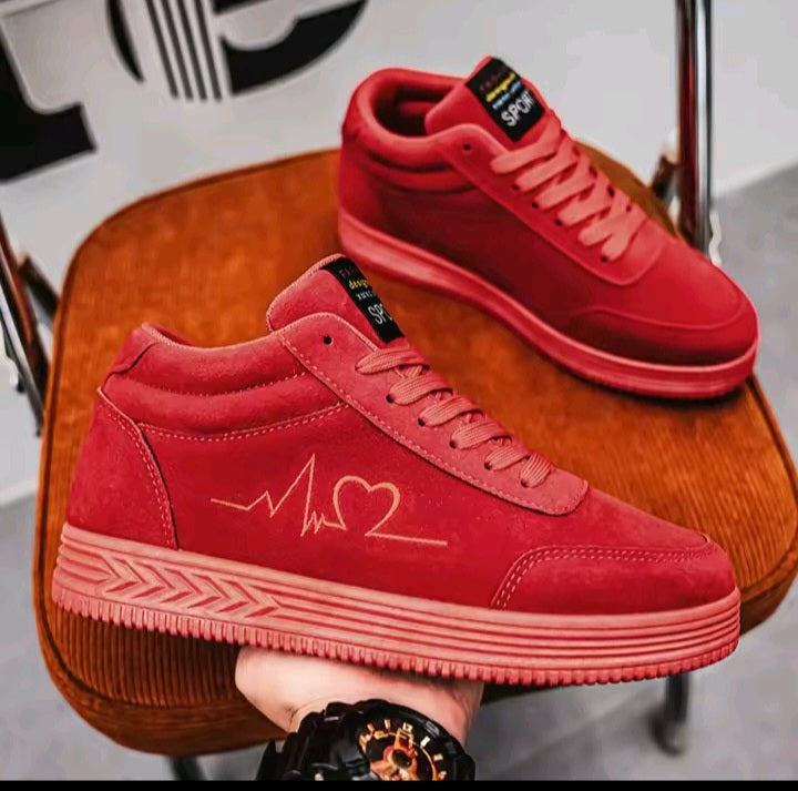 Red Casual Sneakers