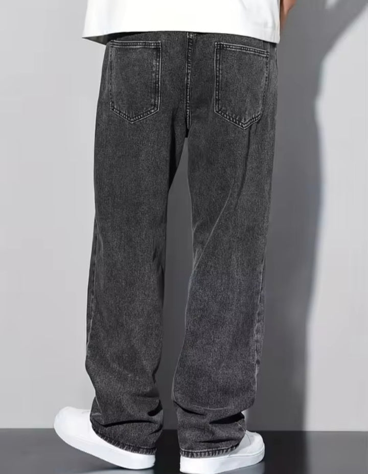 Relaxed Fit Grey Jeans