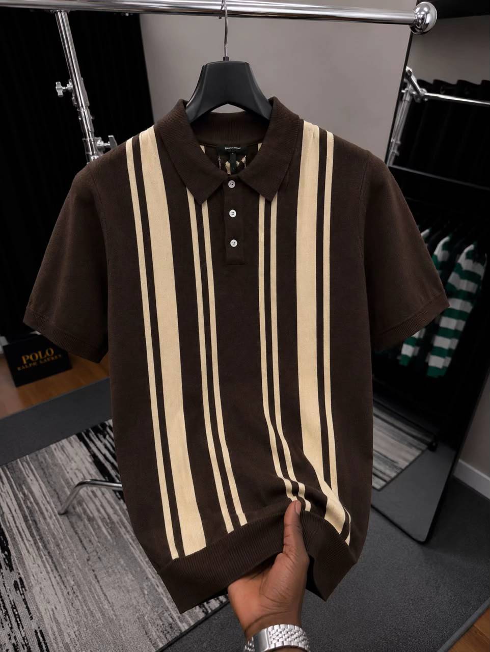 Ribbed Polo 
Men’s Premium Ribbed Polo