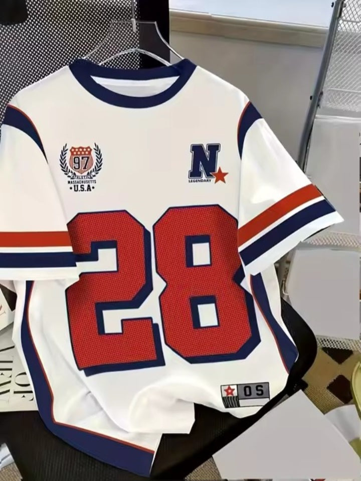 Black & White Number 95 Jersey