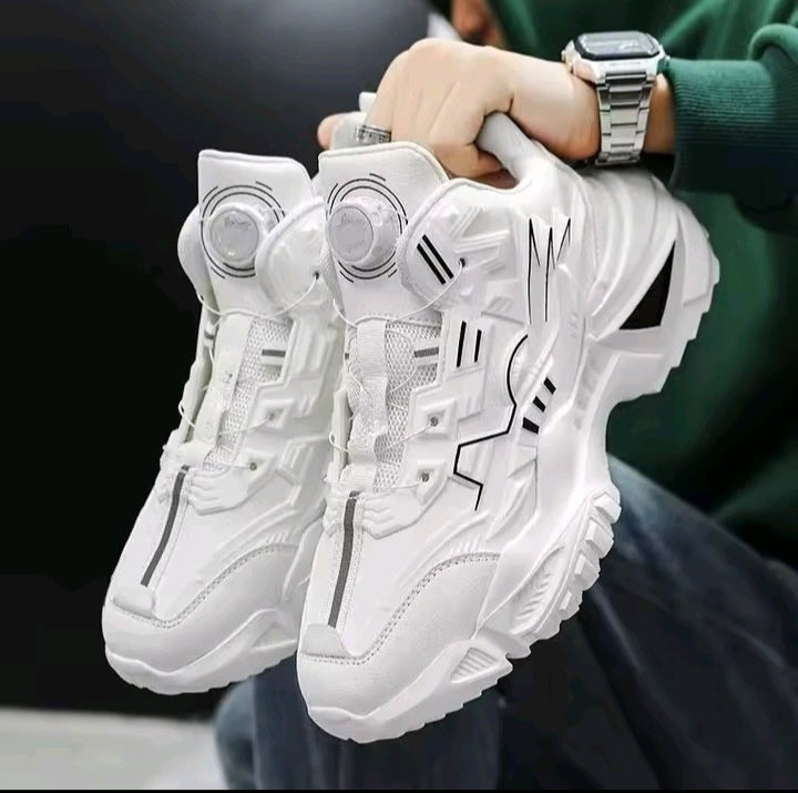 All-White Premium Chunky Sneakers