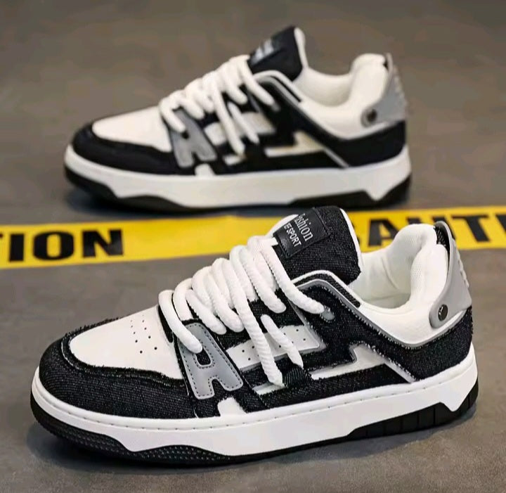 Black & White Streetwear Sneakers