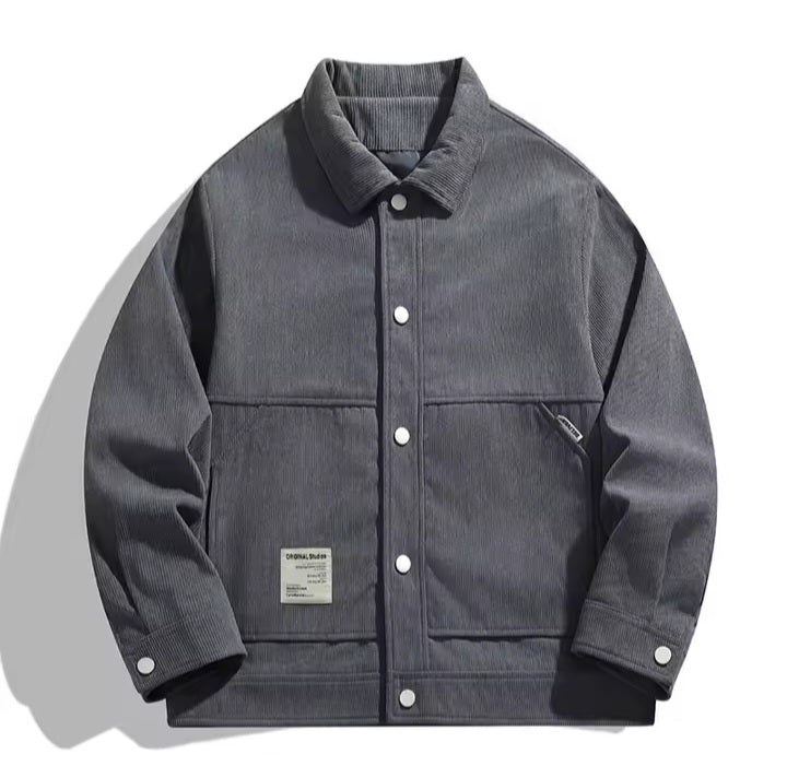 Elegant Brown Men’s Casual Shirt
